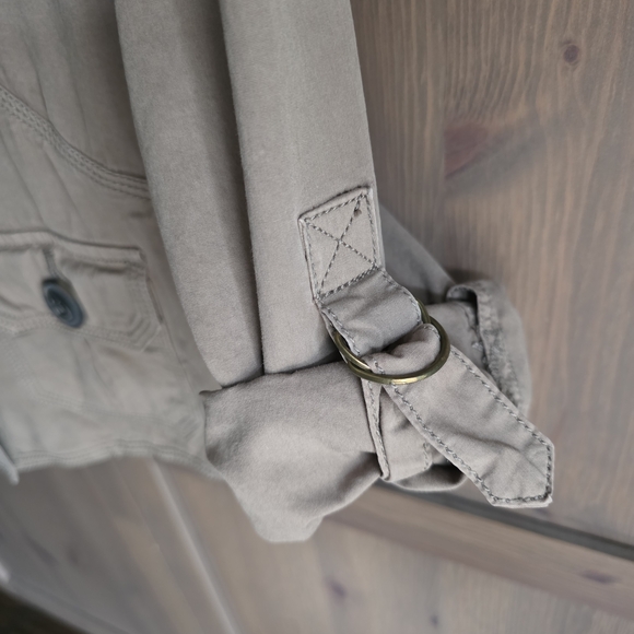 Fossil Women's Tan Utility Jacket Size Small - Picture 6 of 8